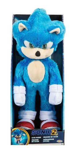 Boneco Sonic 2 Filme Original Plush 33 Cm Importado Eua